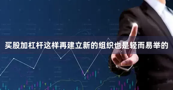 买股加杠杆这样再建立新的组织也是轻而易举的